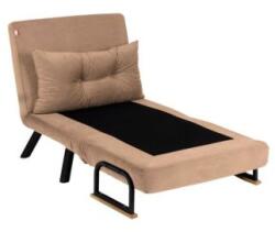  Canapea extensibilă cu 1 loc Sando Single - Maro deschis v2