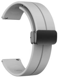 Ricardo Curea de silicon 20mm (pentru Amazfit Active 2), gri, eliberare rapidă