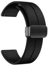 Ricardo curea de silicon 22mm (pentru Amazfit Bip 5), negru, eliberare rapidă