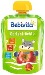 Bebevita Био плодова закуска Bebivita - Градински плодове с желязо, 90 g (1413)
