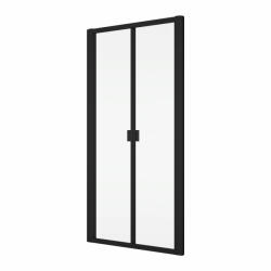 RONAL Usa pliabila dus in nisa din 2 piese, 100 cm, negru mat, Ronal Divera (D22K1000607)