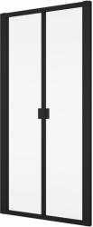 RONAL Usa pliabila dus in nisa din 2 piese, 90 cm, negru mat, Ronal Divera (D22K0900607)