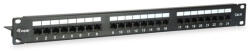Equip Patch panel - 135425 (24 port, Cat6, árnyékolatlan, fekete) (135425) - shop