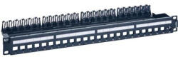 Legrand üres keystone patch panel 1U-19" 24xRJ45 port fogadására fém kábeltartóv (632850)
