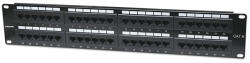 MANHATTAN Patch panel - CAT6 UTP patch panel, 48 portos, 2U, Fekete (560283) - shop