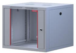 Formrack 9U Alfaline 555x560 19" fali rack szekrény - RAL7035 szürke (ALFA-9U560-GR)
