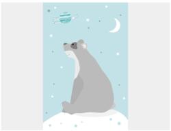  Plakát - Álmodozó maci dimenzió: 50 x 70 cm