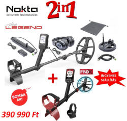 Nokta Legend + FindX 2in1 fémkereső fémdetektor csomag