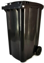 KZIWEB Háztartási kuka 240 L ANTRACITSZÜRKE, kerekes - [TM] : Kuka kialakítása: - Kerekes, Szín: - Sötét szürke, Űrtartalom: - 240 Literes