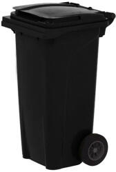 KZIWEB Háztartási kuka 120 L ANTRACITSZÜRKE, kerekes - [TM] : Kuka kialakítása: - Kerekes, Szín: - Sötét szürke, Űrtartalom: - 120 Literes