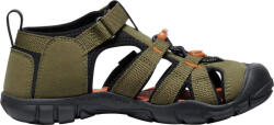 KEEN Seacamp II CNX Ifjúsági gyermek szandál sötét olajzöld/arany lángos 39 10044204KEN01S7 (10044204KEN01S7)