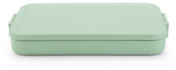 Brabantia Кутия за храна Brabantia Make&Take 1006285, 1.1 л, До 2 сандвича, Без BPA, Плоска, Зелен (1006285)