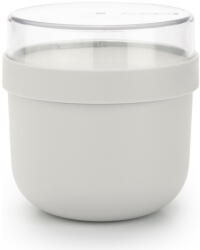 Brabantia Купa за закуска Brabantia Make&Take 1006298, 500+180 мл, Винтово затваряне, Без BPA, Сив (1006298)