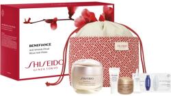 Shiseido Benefiance Wrinkle Smoothing Cream Pouch Set ajándékszett érett bőrre