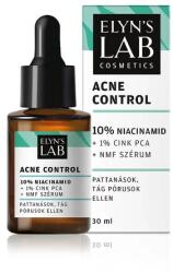 Elyn's Lab Acne Control 10% Niacinamid + 1% Cink PCA + NMF szérum zsíros, pattanásos bőrre 30ml