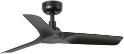 Faro Barcelona Ventilator de tavan FARO 33825WT HEY S negru d. 90 cm Wi-Fi + telecomandă (FA33825WT)