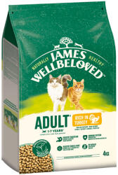 James Wellbeloved 4kg James Wellbeloved Adult Cat Hypoallergenic pulyka & rizs száraz macskatáp