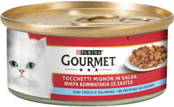 Gourmet 24x195g Gourmet pisztráng & lazac nedves macskatáp