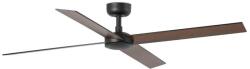 Faro Barcelona Ventilator de tavan FARO 34356 RUDDER L maro/negru d. 132 cm + telecomandă (FA34356)