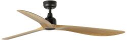 Faro Barcelona Ventilator de tavan FARO 34360 OUTWOOD L maro/negru d. 150 cm IP44 + telecomandă (FA34360)