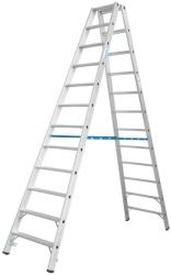 KRAUSE STABILO Két oldalon járható létra 2x12 R13 lépcsőfokokkal (136220) - allvanybazis