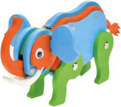 Vergionic 7094 3D fa építőjáték, elefánt