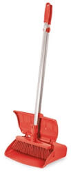 IGEAX élelmiszeripari billenős szemetes lapát és seprű 28cm széles, 80cm nyéllel piros 0, 5 mm (1083R)