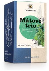 SONNENTOR - Mint trió, teászacskós, bio, 18 db *CZ-BIO-002 tanúsítvány
