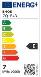 EMOS ZQ1E43 E14/6, 5 W (60 W)/806 lm/természetes fehér classic mini globe LED izzó (ZQ1E43) - oneclick