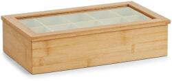 Zeller Present 36×20×9 cm, teafilter tároló, bambusz (25361)