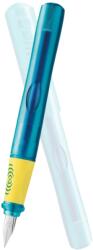 Pelikan Stilou Pelikano Junior, penita L pentru stangaci, grip ergonomic, Turcoaz (824873)