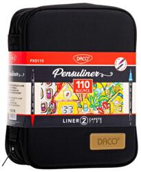 Daco Pix Pensuliner Daco PX5110, 2 capete, 110 culori/set (PX5110)