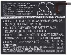 Cameron Sino CS-HUM300XL Akku - Huawei MatePad T10 WIFI (AGR-W09), Lítium-polimer, 5100 mAh