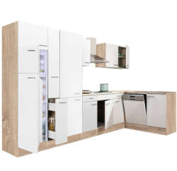 Leziter Yorki 370 sarok konyhabútor felülfagyasztós hűtős kivitelben - pepita - 448 400 Ft