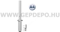 NOVUS Popszegecs A 4 x 10 alu 5.0-6.5 70DB (NO_045-0033_1)