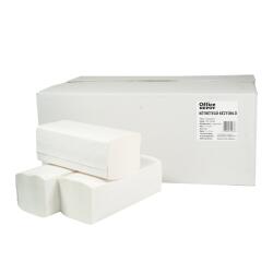 Office Depot kétrétegű kéztörlő fehér, 21x23 cm, 3000lap/karton (RV21702)