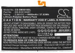 Cameron Sino Samsung Tab S9 Plus Lte Cameron Sino Li-Polymer Akku 3.86v / 9800mah, Samsung Eb-Bx818aby Kompatibilis, Fekete