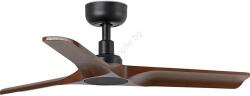 Faro Barcelona Faro 33806wt - таванен вентилатор heywood дърво/черен пр. 90 см wt + do (fa33806wt)