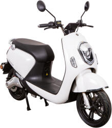 ZTECH ZT-23-B Crystal Elektromos Robogó - 45 km/h, Fehér, 2 Akkumulátorral