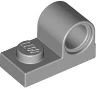 LEGO® 11458c86 - LEGO világos szürke lap pin csatlakozóval a tetején, 1 x 2 méretű (11458c86)