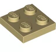 LEGO® 3022c2 - LEGO világos krémszínű (tan) lap 2 x 2 méretű (3022c2)