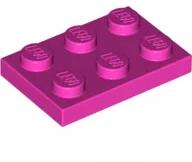 LEGO® 3021c47 - LEGO sötét rózsaszín lap 2 x 3 méretű (3021c47)