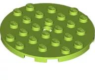 LEGO® 11213c34 - LEGO lime lap 6 x 6 méretű, lyukkal (11213c34)