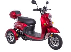 ZTECH ZT-63 Trilux Elektromos Robogó - 25 km/h, Piros