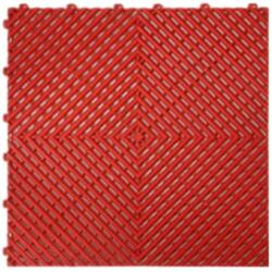 SwissDeck Műhelypadló - SwissDeck RibDeck Classic 33, 3 x 33, 3 cm - Racing Red (RDC-RR)