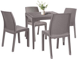 Leziter Malinda 4+1 kerti bútor garnitúra szett cappuccino (LBIMALTA_LBIVANTA_4) - homelux