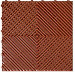 SwissDeck Műhelypadló - SwissDeck RibDeck Classic 33, 3 x 33, 3 cm - Terra Cotta (RDC-TC)