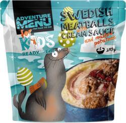 AdventureMenu Adventure menu Шведски кюфтета със сметанов сос и картофено пюре, 250g (AM104)