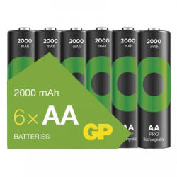 GP Batteries B2620V ReCyko NiMH Akkumulátor HR6 (AA) 2000mAh 6db (GP B2620V)