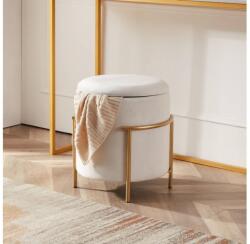 EGLO 424135 - Taburet MASHIKE 46x41 cm fehér/arany 424135 (EG424135)